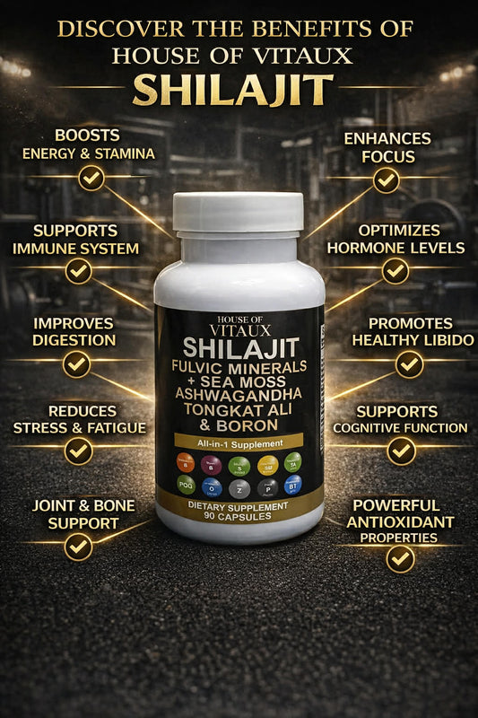 Shilajit Capsules – Full-Spectrum Mineral & Adaptogen Blend